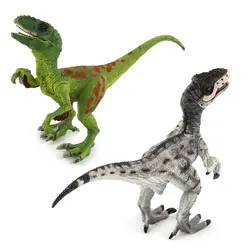 Мир Юрского парк динозавров Velociraptor действие и игрушки Фигурки Животных коллекционных модель узнать образования подарок # E