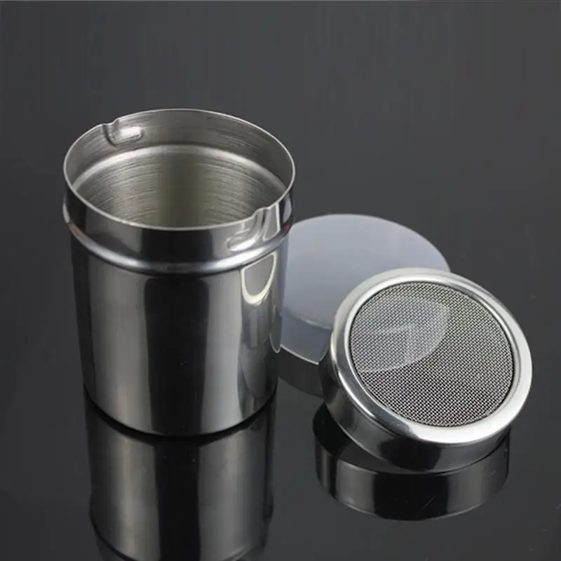 LanLan Stainless Steel Fine Mesh Shaker Icing Sugar Powder Matcha Cocoa