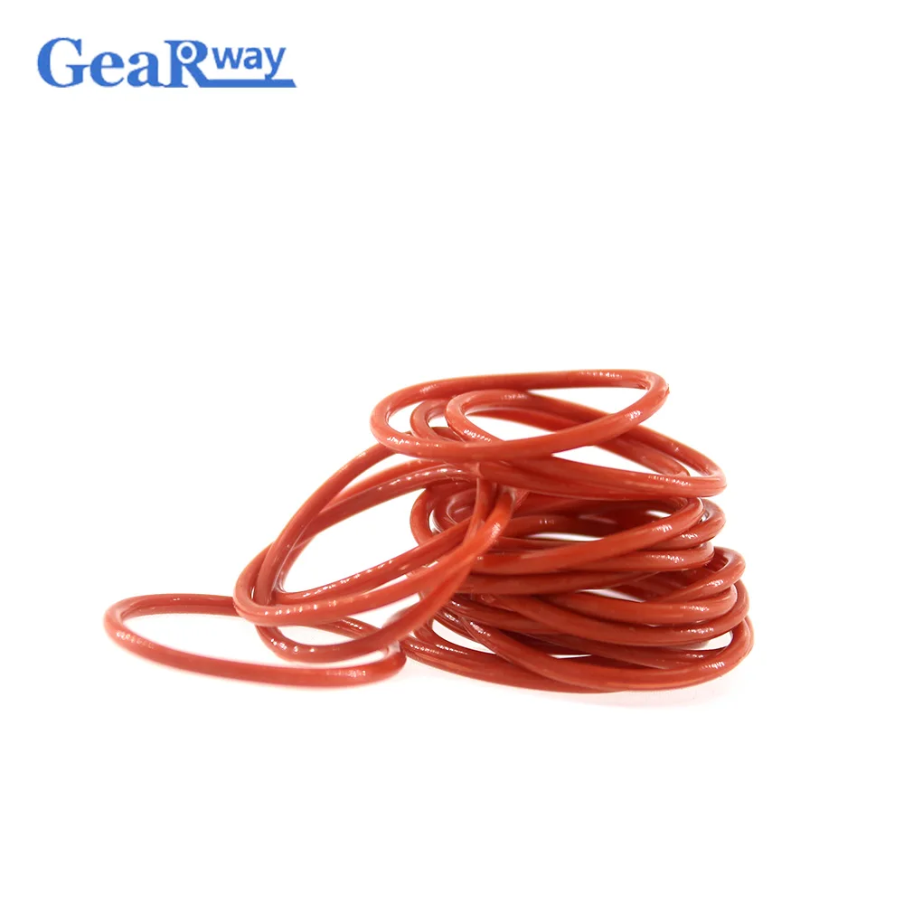 Gearway красные силиконовые уплотнительные кольца 2 мм толщина уплотнительное