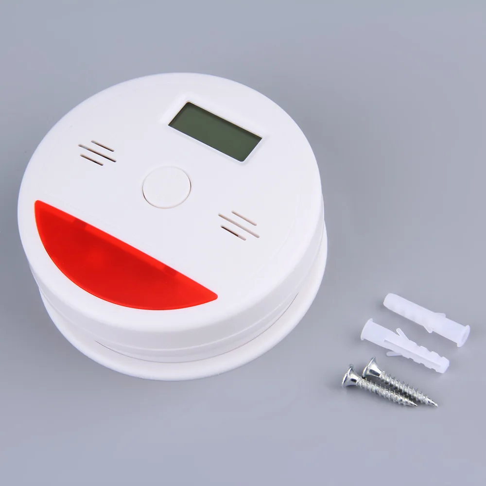 

Carbon Monoxide Detector Sensor LCD Gas CO Alarm Tester independent LCD Display Poisonous CO Gas Detectors