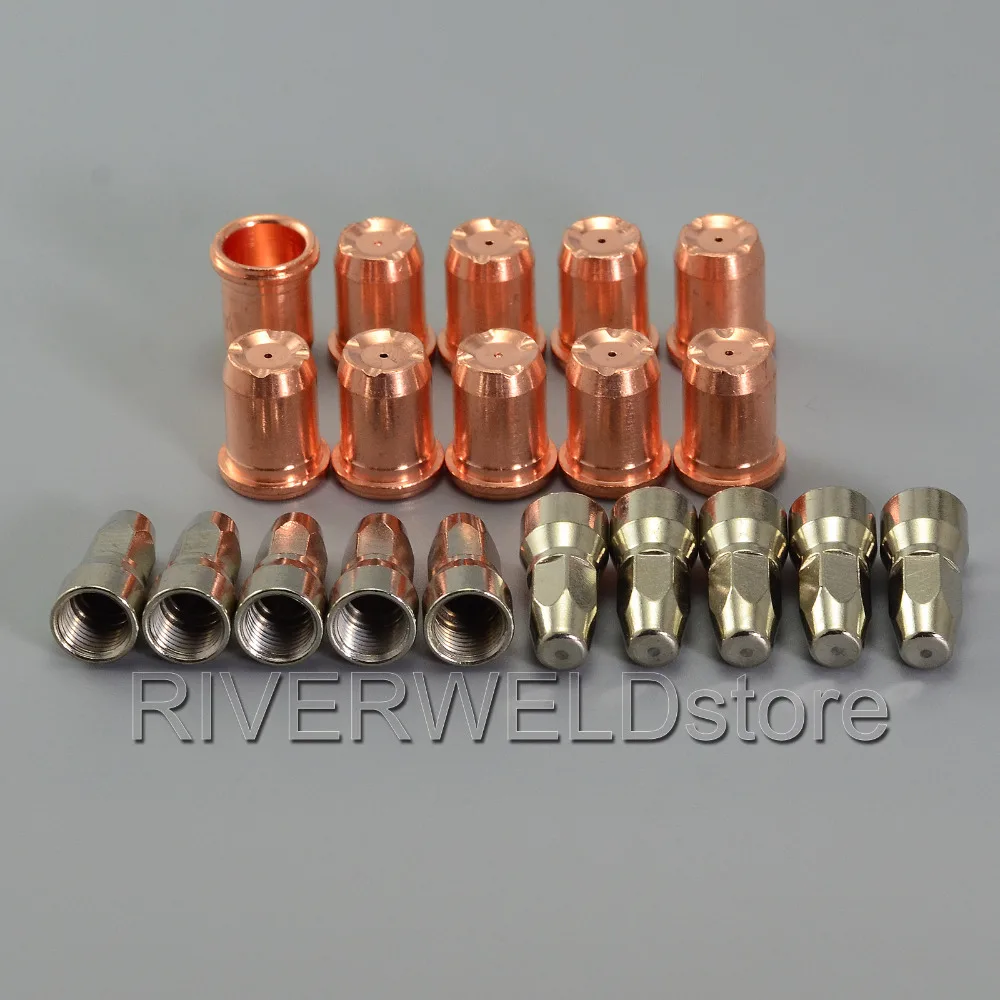 

PR0117 Plasma Consumables Electrode & PD0114-12 Long Tips/Nozzles 1.2 Fit S74 S75 Plasma Torch Accessories,20PK