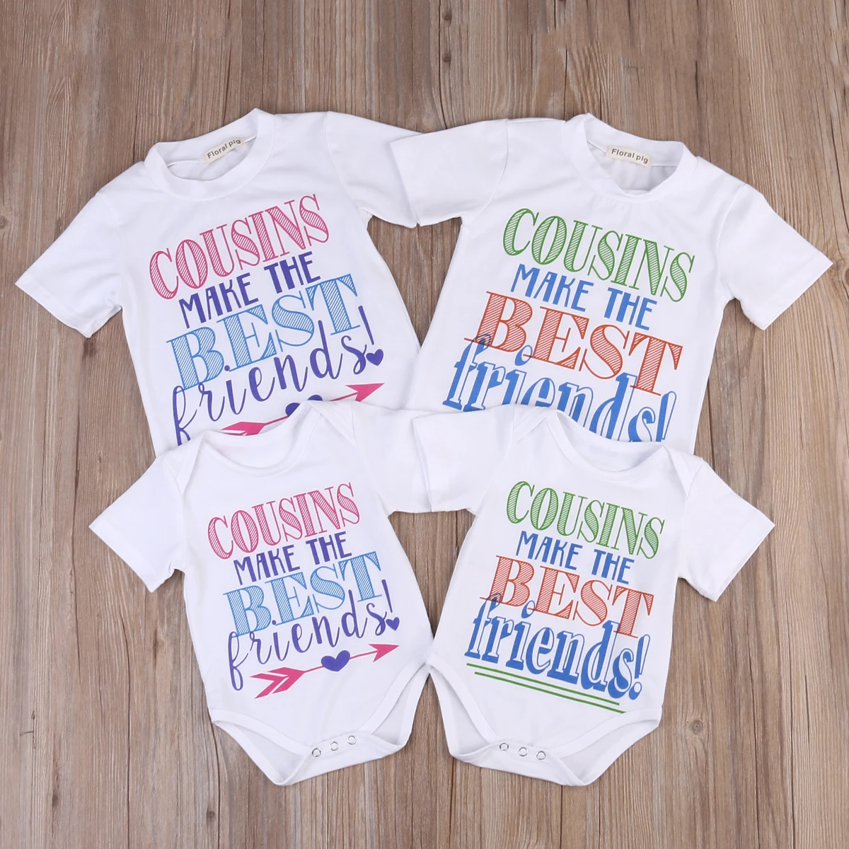 Buy 2017 New Baby Sister Brother Clothes Summer Short Sleeve Best Friend Kids T