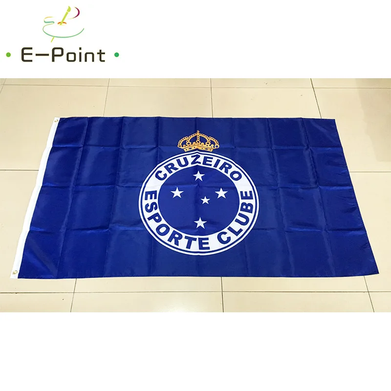 

Flag of Brazil Cruzeiro Esporte Clube 3ft*5ft (90*150cm) Size Christmas Decorations for Home Flag Banner Gifts