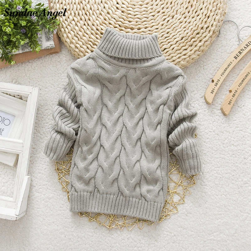 Свитер с длинным рукавом для маленьких девочек и мальчиков|boys turtleneck sweater|girls