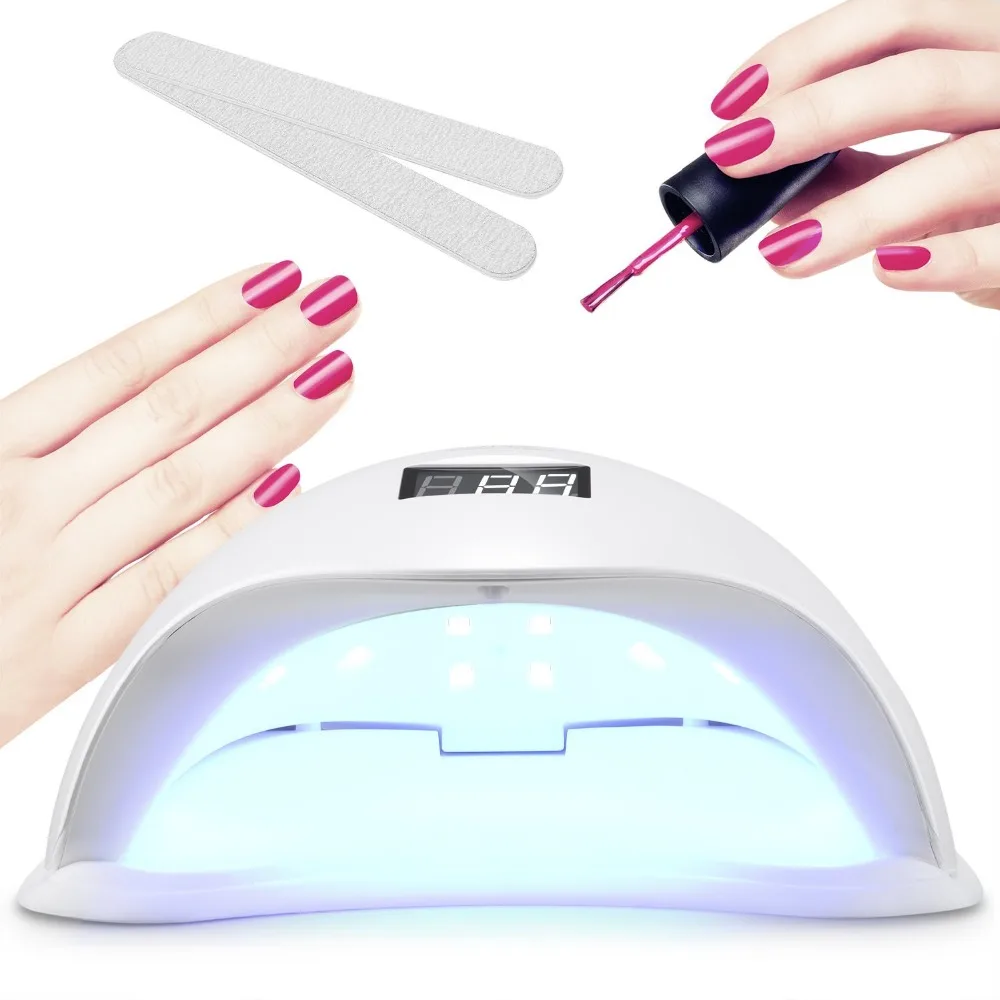 

SUN5 48w Lamp For Nails Drying Heat Cabinet Box Lamp UV LED Lamp Nail Polish For Curing All Gel Varnish All For Nails