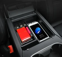 Suporte organizador para braço, para porsche cayenne 2019, acessório central de plástico para armazenamento de braço, recipiente, bandeja, 1 peça