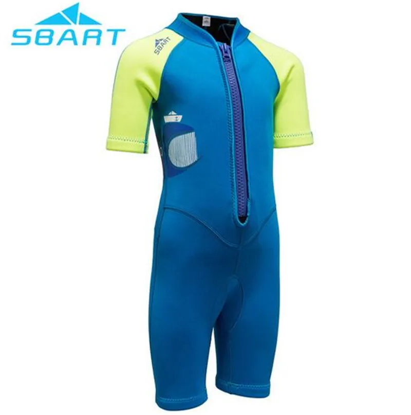 

SBART 2MM Neoprene Kids Baby Girls Boys Wetsuits One Pieces Diving Suits Snorkel Surfing Swimming Dress Children Swimwears