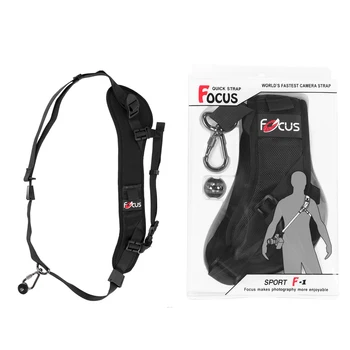

Focus F1 F-1 Quick Rapid Camera Single Shoulder Sling Black Strap Sling Sponge Pad For DSLR Camera
