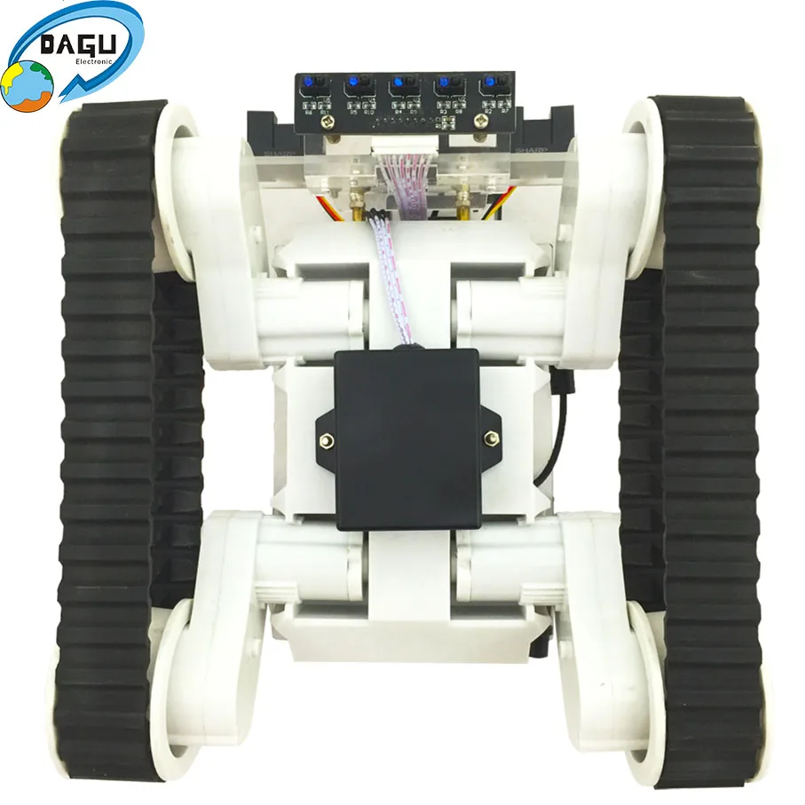 Wi-Fi Rover 5 бак с комплект видеокамер автоматический танк на шасси робот Комплект Скорость кодировщик с 280 мотор паровой образовательный робот комплект