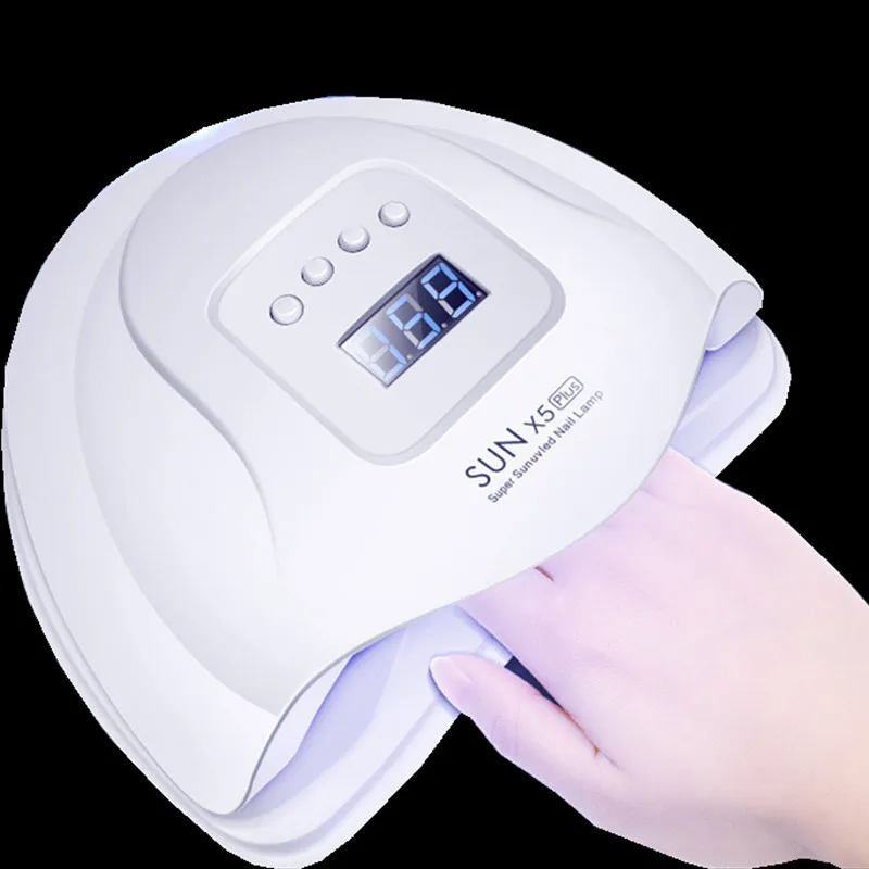 Защита от солнца X5 плюс светодиодный лампа 54 Вт 80 Вт Сушилка для ногтей ЖК-дисплей Дисплей 36 светодиодный лампа для ногтей гель лак гель для ногтей Авто Сенсор таймер для ухода за ногтями Маникюрный