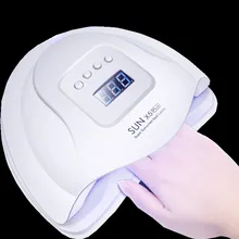 Защита от солнца X5 плюс светодиодный лампа 54 Вт 80 Вт Сушилка для ногтей ЖК-дисплей Дисплей 36 светодиодный лампа для ногтей гель лак гель для ногтей Авто Сенсор таймер для ухода за ногтями Маникюрный