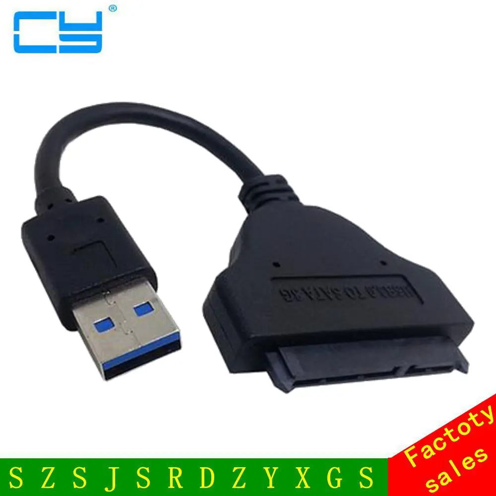 USB 3 0 для SATA 7 + 15 22P 2 5 &quotжесткий диск HDD SSD адаптер кабель Бесплатная доставка|usb 3.0 to