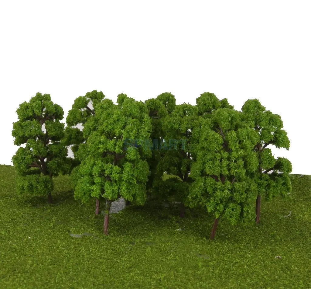 20 Trees Model Train Railroad Wargame Diorama Scenery Landscape HO N Scale