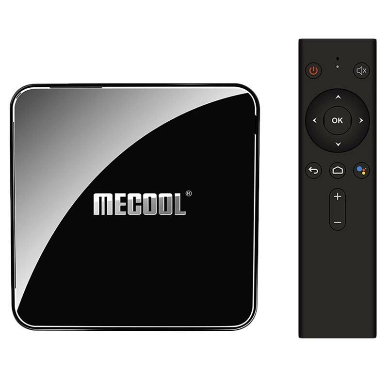 

Mecool Km3 Android 9.0 Tv Box Amlogic S905X2 Quad Core 4G Ddr4 64G Rom 2.4G/5G Wifi Bluetooth 4K Atv Smart Set Top Box Voice C