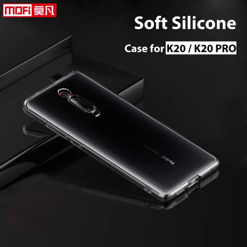 Прозрачный чехол для Xiaomi Redmi K20 Pro силиконовый Ультратонкий Mofi прозрачная задняя