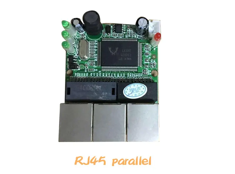 Шэньчжэньского производителя компанией напрямую от производителя чипа Realtek RTL8306E мини-10/100 Мбит/с rj45 lan 3 порта коммутатора ethernet WiFi модуль печатной платы