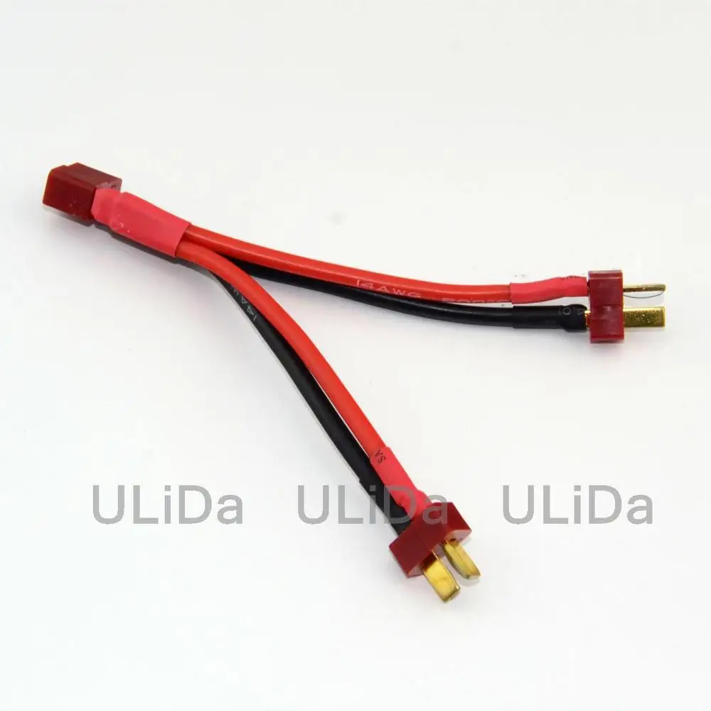Deans Style T Plug Parallel Y Harness Two male one female Lipo RC Battery ESC-in Parts & Accessories from Toys & Hobbies on Aliexpress.com | Alibaba Group