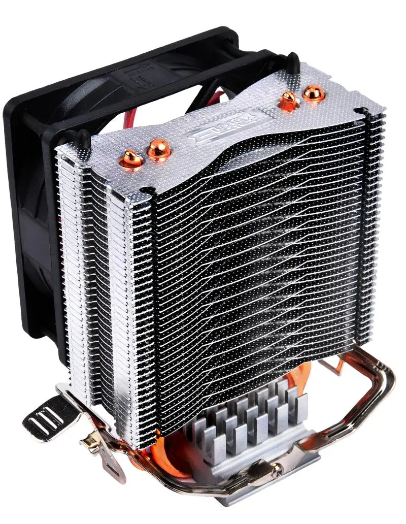 PcCooler двойной вентилятор кулер вентилятор чистая медь 2 heatpipe silent охлаждающий вентилятор радиатора для LGA775 1151 1155 1556 FM2+ FM2 FM1 AM3