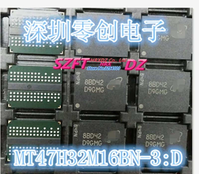 SZFTHRXDZ 100% Новый оригинальный 2 шт MT47H32M16BN 3IT: D D9HFB 3: D9GMG BGA|Соединители| |