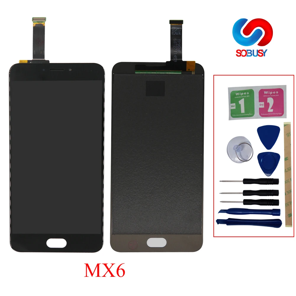 ЖК дисплей Ecran для Meizu MX6 экран сенсорный с рамкой запасные части дигитайзер в