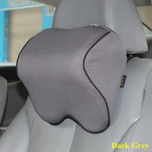 L1 pcs encosto de cabeça Do Carro Pescoço Travesseiro auto Espuma da Memória Almofada De algodão Tampa de Assento para Apoio de Cabeça resto Viagem Tecido Macio escritório em casa