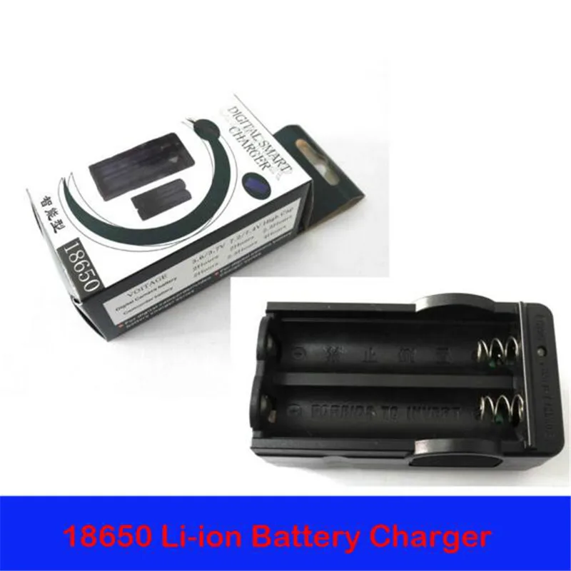 

Double battery charger Cheap price with high quality battery charger only for 3.7V 18650 lithium battery charger (1pc)