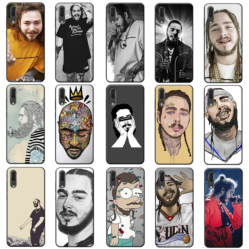 Coque Post Malone милый Жесткий Мягкий силиконовый чехол для телефона huawei honor 9x pro 8x10 20 10