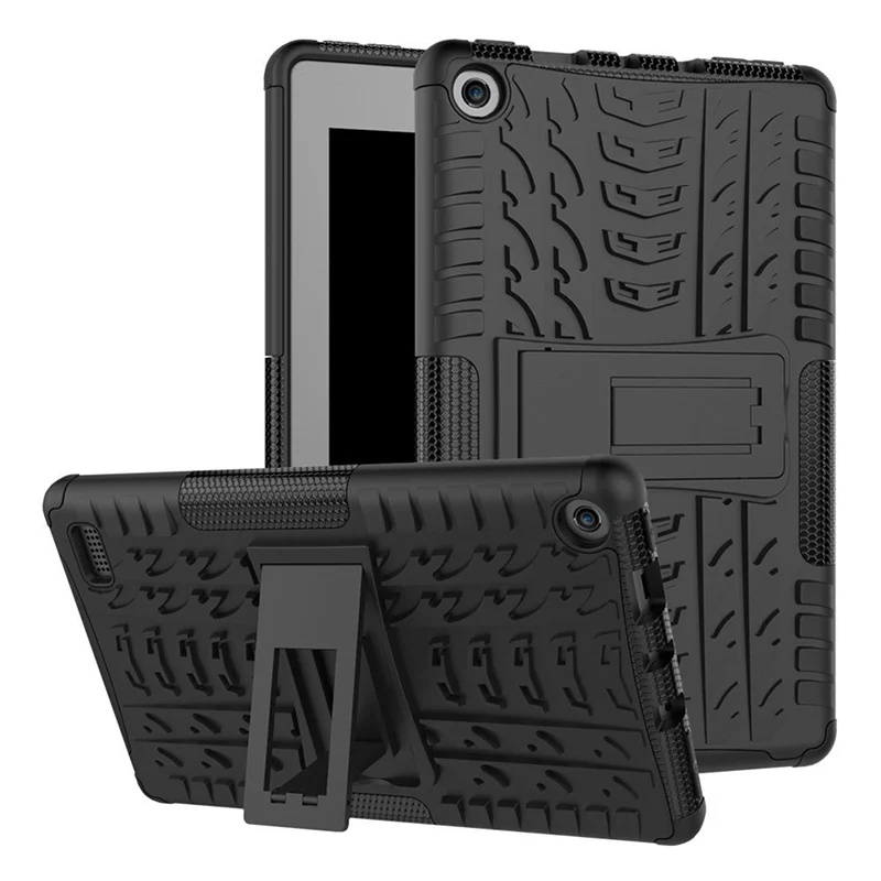 

Hybrid Dual Layer Protective Back Case Shockproof Cover for Kindle Fire 7 7.0 inches 2017 Release