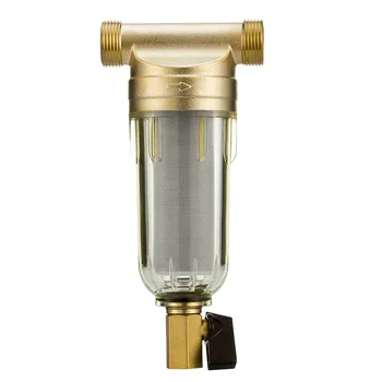 

1/2 inch prefilter water filter Copper Lead Pre-filter Backwash Remove Rust Contaminant Sediment Pipe Stainless Steel Central