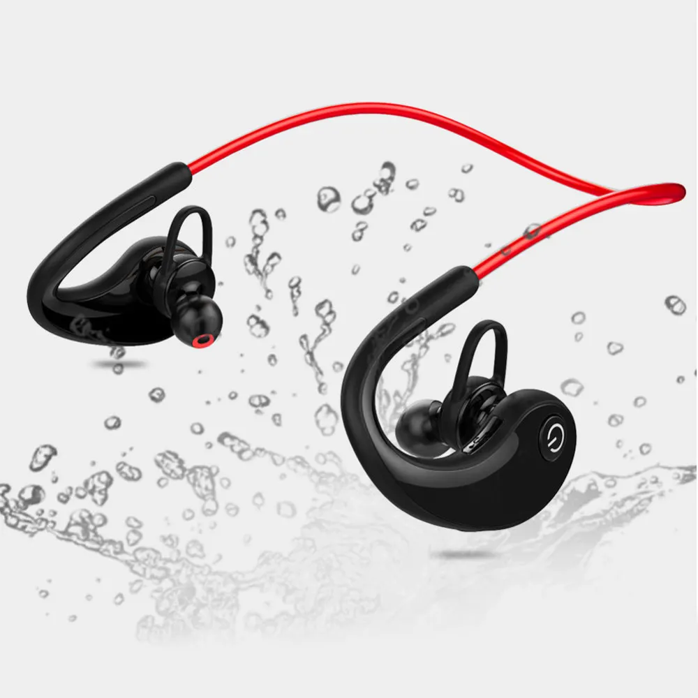 Waterproof Bluetooth earphone Noise Cancelling HiFi Stereo Wireless headphones Sports Headset Earbuds for Phone