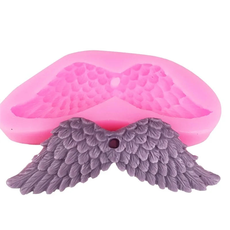 

Angel Wings Solid Perfumed Gypsum Wax Paraffin Wax Sheet Capsizing Silicone Molds Flip The Sugar Cake Mold