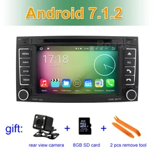 Android 7.1 Car DVD Player for VW T5 Transporter Multivan Touareg 2004-2011 GPS System with wifi Bluetooth Stereo Radio