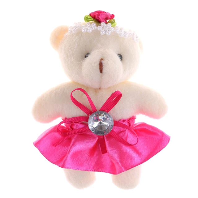 bear stuffed animal with small head