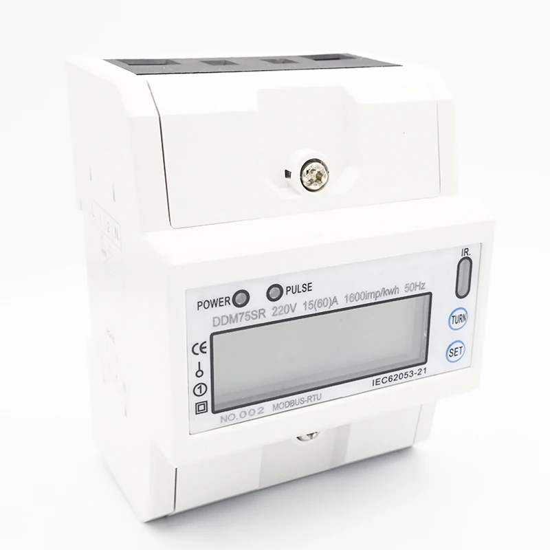 ЖК ac220V 230 V 50 Гц 60 5 80A RS485 (MODBUS RTU) удаленного счетчика функция подсветки счетчик
