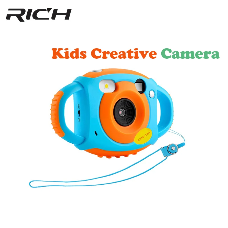 

New upgraded lithium battery 5MP Mini Kid Cameras Photo Digital Portable Cute Neck Child HD Projection Digital Cameras