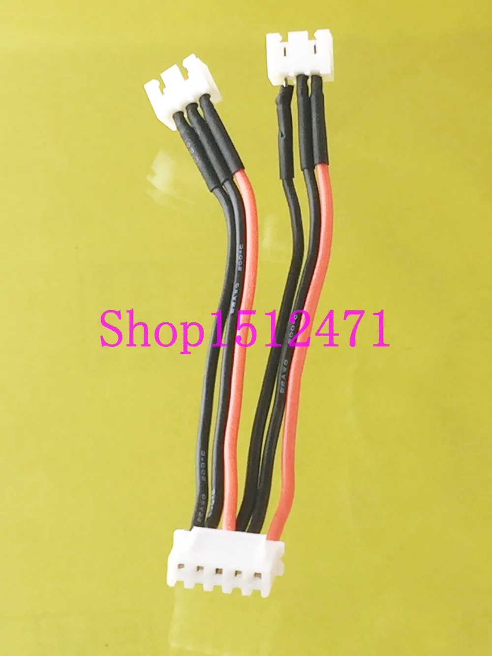Adaptateur câble d'équilibre JST-XH 4S vers 2x 2S pour chargeur batterie LiPo RC, vue détaillée des soudures