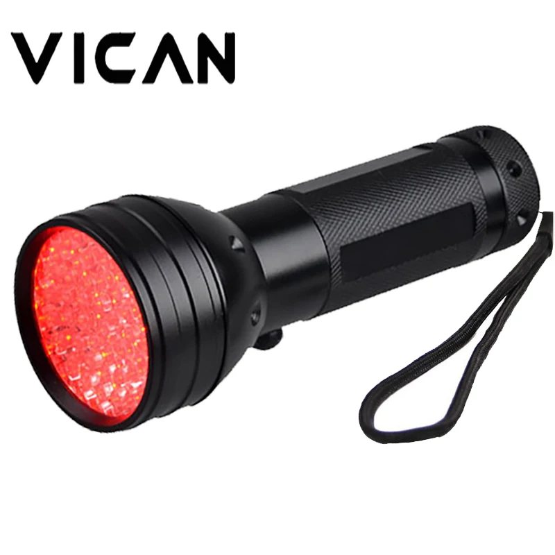Night Vision Patrol Hunting 51 Red LED Torch Flashlightin LED
