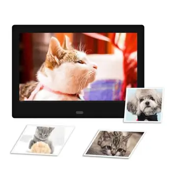 

Digital Photo Frame 7 inch LED 800x480 Digital Photo Frame Alarm Clock MP3 MP4 Movie Player 10.2" HD TFT-LCD