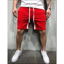 Мужские повседневные шорты летние новые модные брюки с контрастным галстуком и карманом брюки для отдыха, спорта, фитнеса, бега, короткие брюки