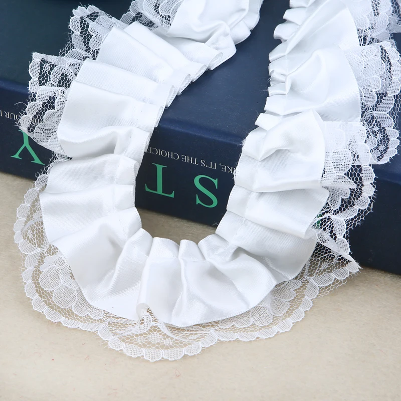 

One Meter / Polyester Embroidered Lace Net Ribbons Fabric DIY Patchwork Sewing Quilting Dress DecorateHandmade Crafts Material