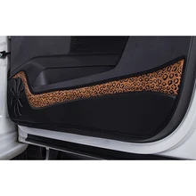 Teana Duke Sylphy sentra Tiida Pulsar Qashqai X-Trail Rogue Lannia муранская Терра ногами кожа двери автомобиля анти-кик коврик коврики