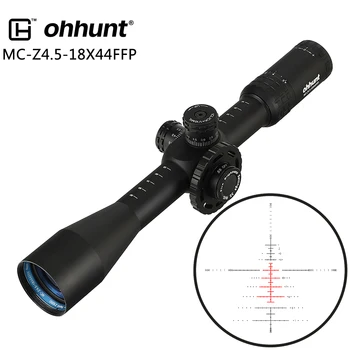 

ohhunt MC-Z 4.5-18X44 FFP First Focal Plane Rifle Scope Side Parallax Z1000 Glass Etched Reticle Lock Reset Hunting Riflescope