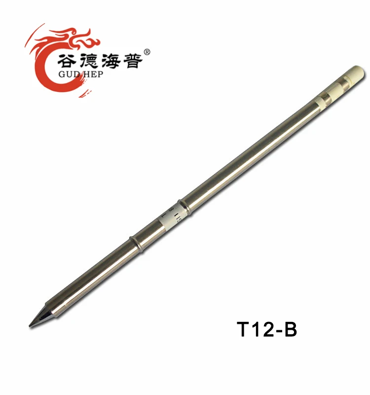 

Gudhep T12-B Soldering Iron Tips Soldering Bit Repairing Tool for FX951 FX950 Soldering Rework Station