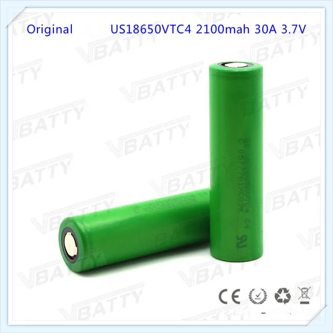 Se us18650vt 2100mAh 3,7 V аккумулятор аутентичный 18650 vtc4 Аккумулятор для sony vtc4(1 шт