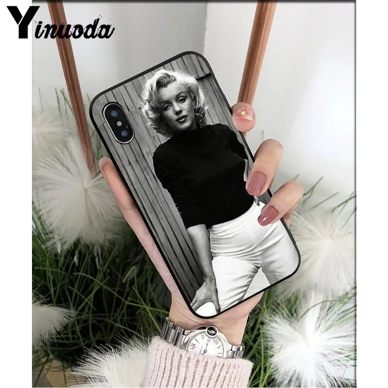 Yinuoda مارلين مونرو نمط TPU لينة هاتف محمول حالة ل أبل فون 8 7 6 6 S زائد X XS ماكس 5 5 S SE XR الهواتف المحمولة Yinuoda مارلين مونرو نمط TPU لينة هاتف محمول حالة ل أبل فون 8 7 6 6 S زائد X XS ماكس 5 5 S SE XR الهواتف المحمولة