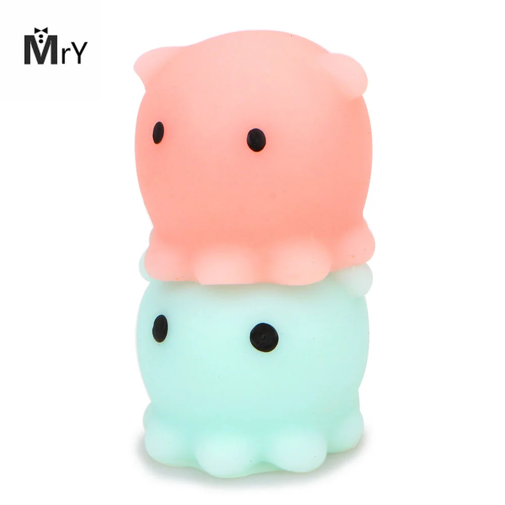 

MrY Kawaii Hand Squeeze Toy Cute Mini Healing Mochi Stress Octopus Squishy Stretchy Anti-stress Phone Straps toys for children