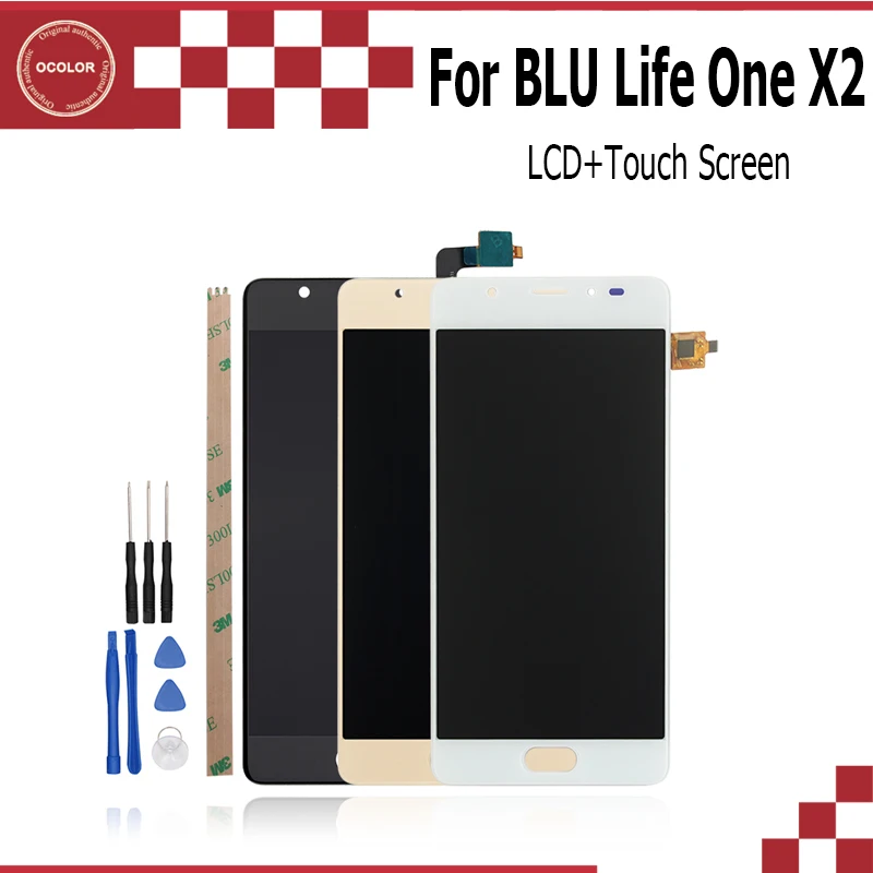 Ocolor для BLU Life One X2 L0090UU ЖК-дисплей Дисплей и из тисненой жести Запчасти L0091UU телефон