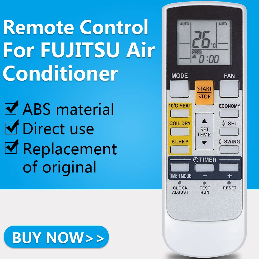 

ZF For FUJITSU Air Conditioner Remote Control AR-RAE1E