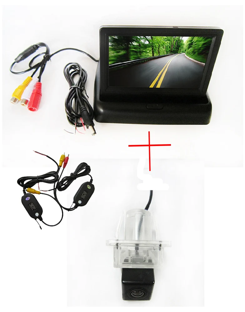 

Wireless Car Rear View Camera for Mercedes-Benz C/E/S/C/CL CLASS W204 W212 W216 W221 C207 with 4.3 Inch foldable LCD TFT Monitor