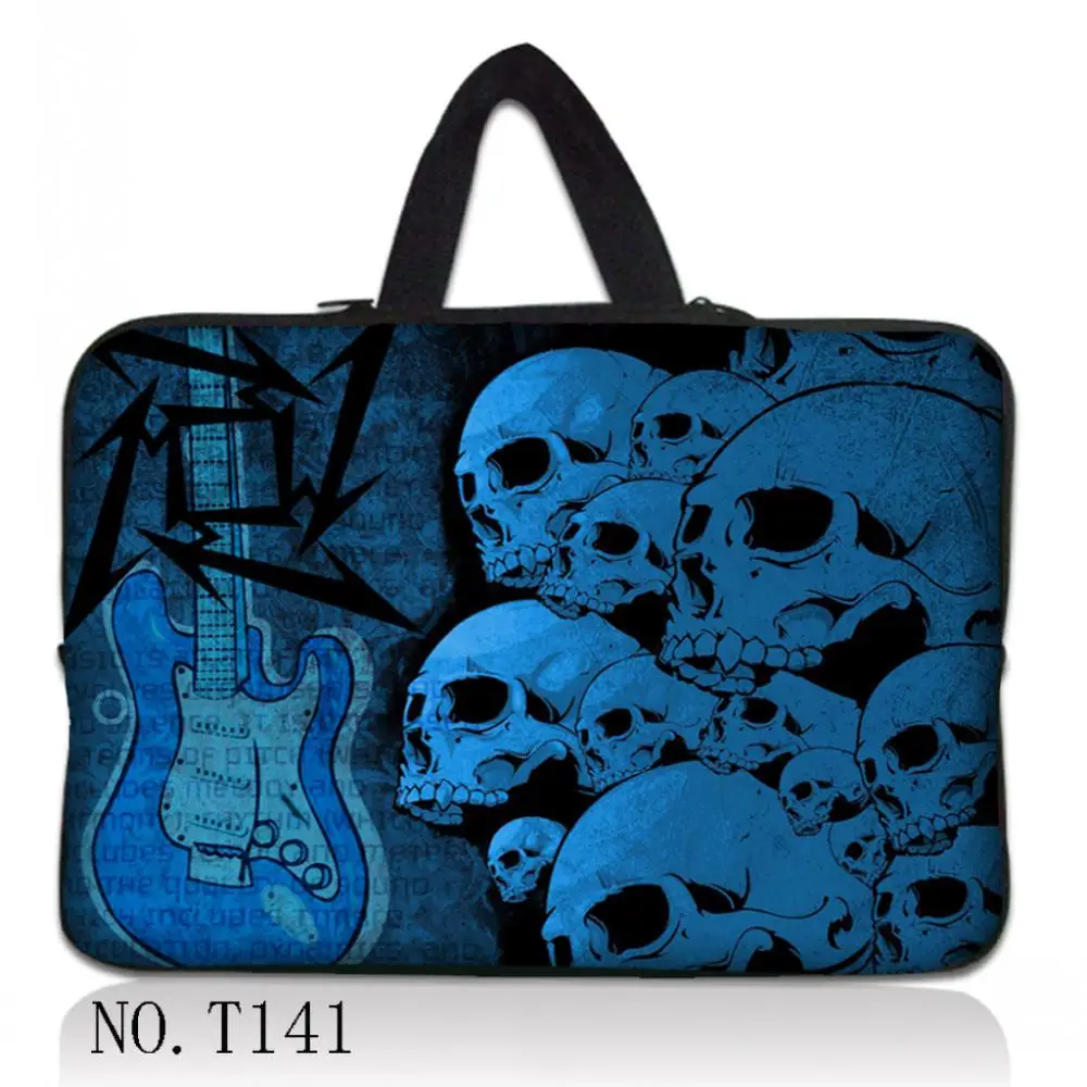 

Blue Guitar Skull 15" 15.4" 15.6" Laptop Soft Bag Sleeve Case Cover For DELL HP Toshiba Acer ASUS
